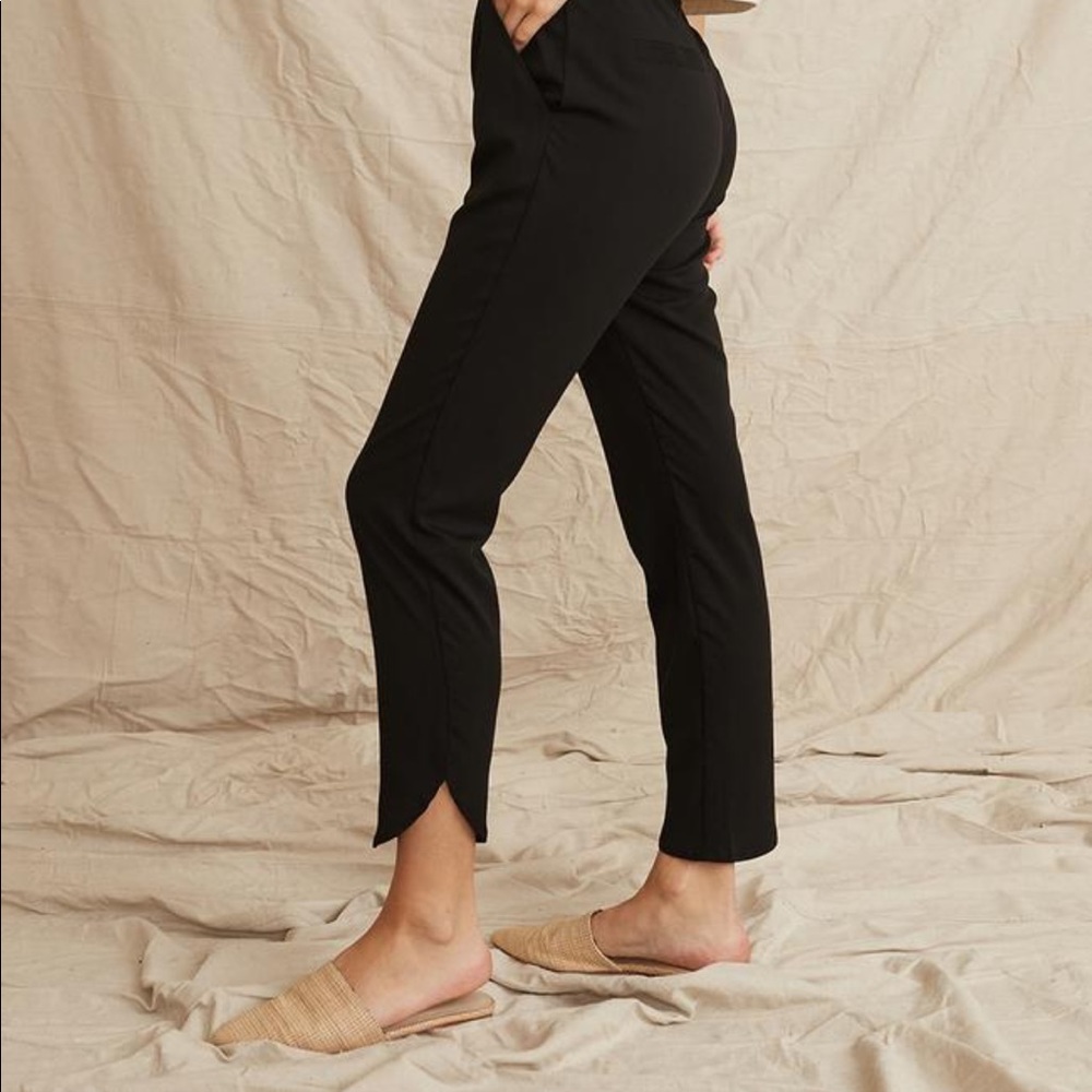 Marine Layer Black Skinny Pants - Picture 2 of 5